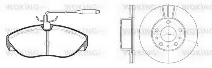 Woking 85863.01 Brake set discs pads Woking 85863.01 Brake set discs pads