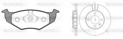 Woking 87093.02 Brake set discs pads Woking 87093.02 Brake set discs pads