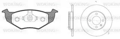 Woking 87093.03 Комплект гальмівних дисків з колодками Woking 87093.03 Комплект гальмівних дисків з колодками