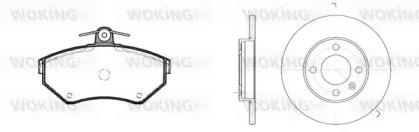 Woking 87313.03 Комплект гальмівних дисків з колодками Woking 87313.03 Комплект гальмівних дисків з колодками