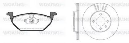Woking 87333.03 Brake set discs pads Woking 87333.03 Brake set discs pads