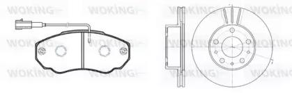 Woking 88603.00 Brake set discs pads Woking 88603.00 Brake set discs pads