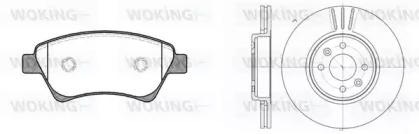 Woking 88763.02 Комплект гальмівних дисків з колодками