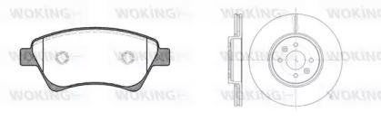 Woking 88763.04 Комплект гальмівних дисків з колодками