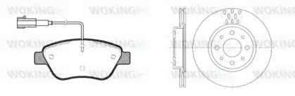 Woking 89583.00 Brake set discs pads Woking 89583.00 Brake set discs pads