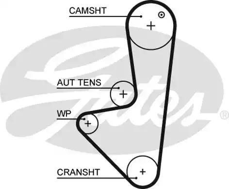 Gates 5575XS Belt timing