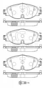 Borg & Beck BBP2550 Brake pads