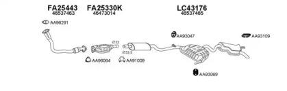 Veneporte 430019 Глушник вихлопних газів кінцевий