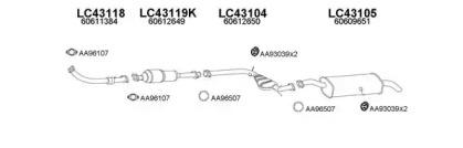 Veneporte 430033 Глушник вихлопних газів кінцевий Veneporte 430033 Глушник вихлопних газів кінцевий