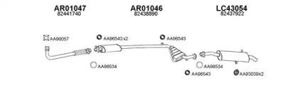 Veneporte 430056 Глушник вихлопних газів кінцевий Veneporte 430056 Глушник вихлопних газів кінцевий