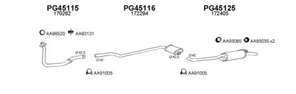 Veneporte 450048 Глушник вихлопних газів кінцевий Veneporte 450048 Глушник вихлопних газів кінцевий