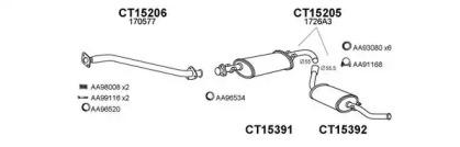 Veneporte 450161 Глушник вихлопних газів кінцевий Veneporte 450161 Глушник вихлопних газів кінцевий