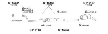 Veneporte 450189 Глушник вихлопних газів кінцевий Veneporte 450189 Глушник вихлопних газів кінцевий