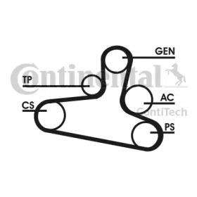 Contitech 6DPK1195D2 Ремінь поліклиновий Contitech 6DPK1195D2 Ремінь поліклиновий