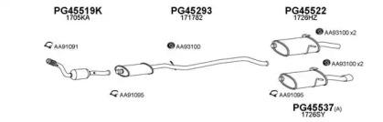 Veneporte 450221 Глушник вихлопних газів кінцевий Veneporte 450221 Глушник вихлопних газів кінцевий