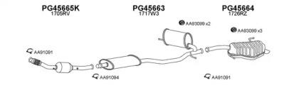 Veneporte 450272 Глушник вихлопних газів кінцевий Veneporte 450272 Глушник вихлопних газів кінцевий