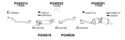 Veneporte 450303 Глушник вихлопних газів кінцевий Veneporte 450303 Глушник вихлопних газів кінцевий
