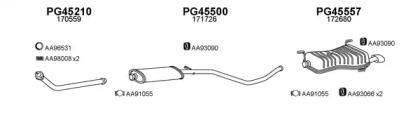 Veneporte 450352 Глушник вихлопних газів кінцевий Veneporte 450352 Глушник вихлопних газів кінцевий