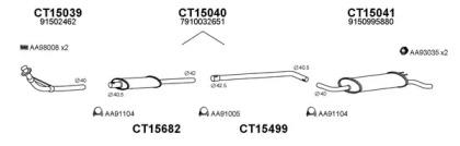 Veneporte 450457 Глушник вихлопних газів кінцевий Veneporte 450457 Глушник вихлопних газів кінцевий