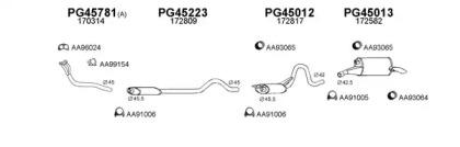 Veneporte 450462 Глушник вихлопних газів кінцевий Veneporte 450462 Глушник вихлопних газів кінцевий
