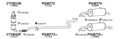 Veneporte 450545 Глушник вихлопних газів кінцевий Veneporte 450545 Глушник вихлопних газів кінцевий