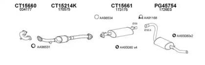 Veneporte 450614 Глушник вихлопних газів кінцевий Veneporte 450614 Глушник вихлопних газів кінцевий