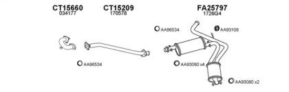 Veneporte 450631 Глушник вихлопних газів кінцевий Veneporte 450631 Глушник вихлопних газів кінцевий