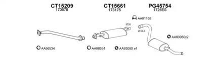 Veneporte 450632 Глушник вихлопних газів кінцевий Veneporte 450632 Глушник вихлопних газів кінцевий