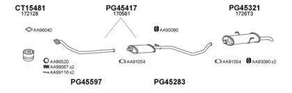 Veneporte 450727 Глушник вихлопних газів кінцевий Veneporte 450727 Глушник вихлопних газів кінцевий