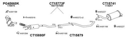 Veneporte 450828 Глушник вихлопних газів кінцевий Veneporte 450828 Глушник вихлопних газів кінцевий