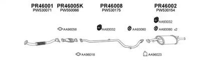 Veneporte 460003 Глушник вихлопних газів кінцевий Veneporte 460003 Глушник вихлопних газів кінцевий