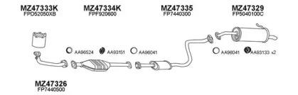 Veneporte 470056 Глушник вихлопних газів кінцевий Veneporte 470056 Глушник вихлопних газів кінцевий