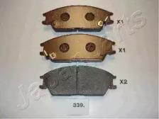 Japanparts PA339AF Колодки гальмівні Japanparts PA339AF Колодки гальмівні