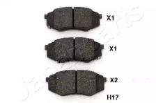 Japanparts PA-H17AF Brake pads Japanparts PA-H17AF Brake pads