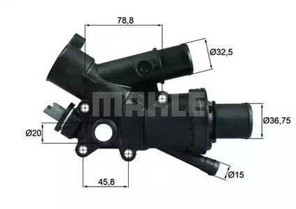 Mahle Original TH4383 Термостат