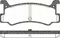 Triscan 811050880 Колодки гальмівні