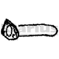 Klarius 110018 Выпускная труба отработанных газов Klarius 110018 Выпускная труба отработанных газов