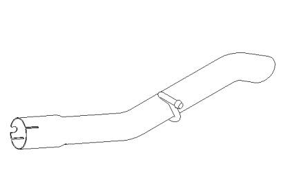 Klarius 110578 Exhaust pipe