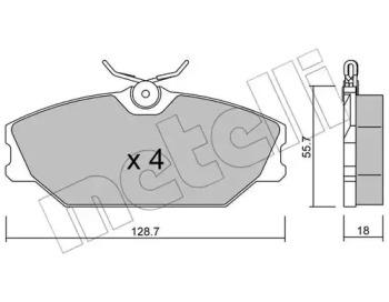 Metelli 22-0142-2 Brake pads Metelli 22-0142-2 Brake pads