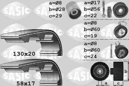 Sasic 1756051 Ремінь ГРМ комплект Sasic 1756051 Ремінь ГРМ комплект