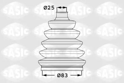 Sasic 1906015 Пыльник приводного вала Sasic 1906015 Пыльник приводного вала