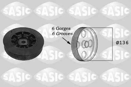 Sasic 2154007 Шкив коленвала