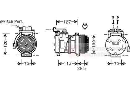 Van Wezel 0200K027 Compressor assy cooler