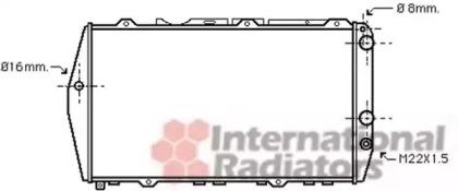 Van Wezel 03002019 Радіатор