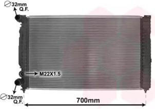 Van Wezel 03002189 Радіатор
