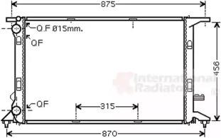 Van Wezel 03002292 Радіатор охолодження двигуна Van Wezel 03002292 Радіатор охолодження двигуна