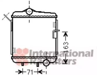 Van Wezel 03002311 Радіатор Van Wezel 03002311 Радіатор