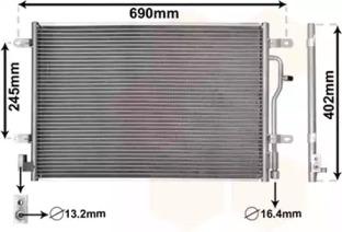 Van Wezel 03005194 Випаровувач кондиціонера