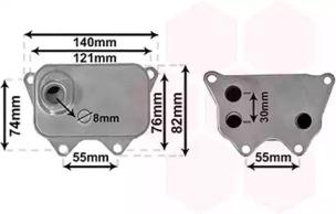 Van Wezel 03013704 Радиатор масляный Van Wezel 03013704 Радиатор масляный