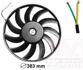 Van Wezel 0318747 Fan and motor assy Van Wezel 0318747 Fan and motor assy